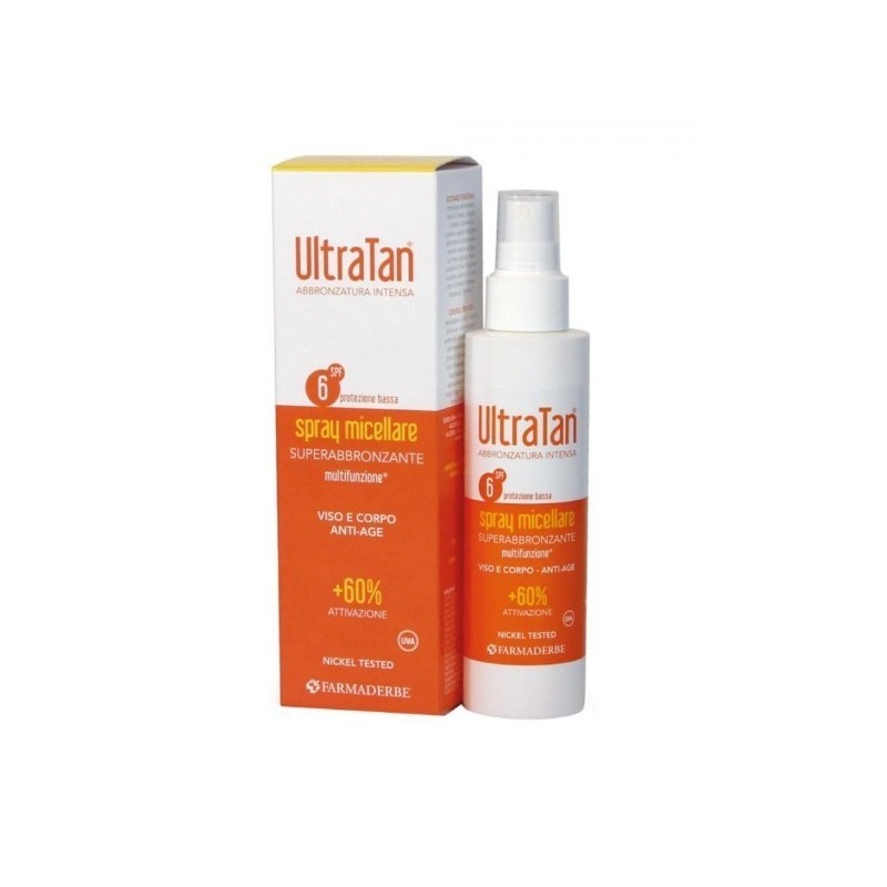 Ultra tan spf6 spray micellare multifunzione 150 ml