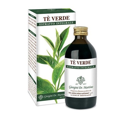 Te verde estratto integrale 200 ml Te verde estratto integrale 200 ml