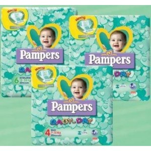 Pampers baby dry trio dwct maxi 58 pezzi