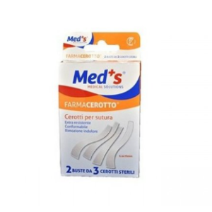 Cerotto meds strip poliuretano ipoallergenico classico l/xl20 pezzi