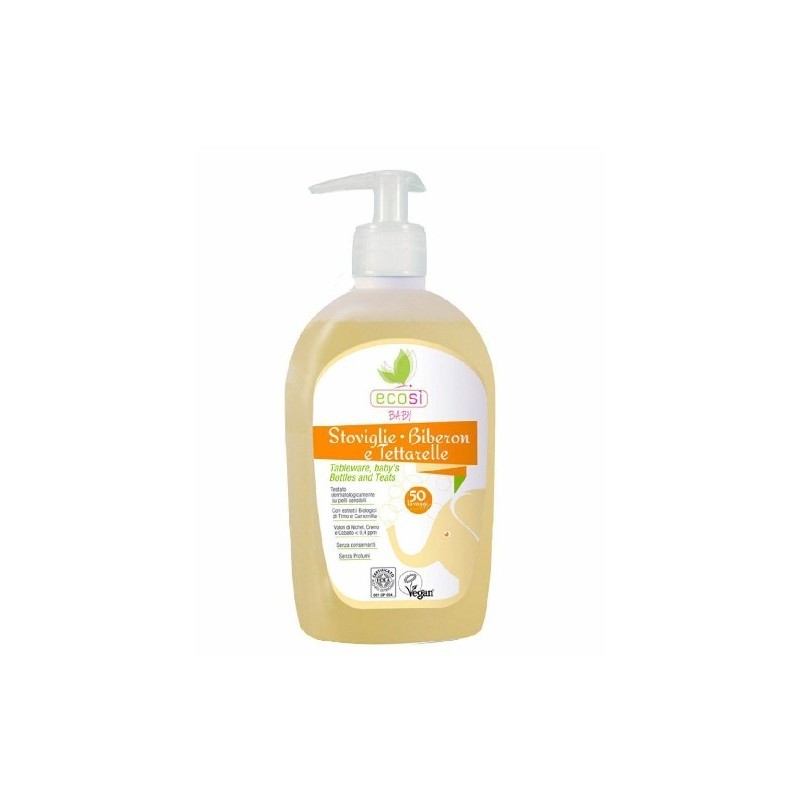 Ecosi' stoviglie biberon e tettarelle con dispenser