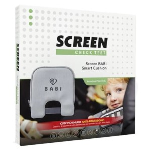Screen babi smart cushion cuscino antiabbandono seggiolino auto con allarme sonoro su app
