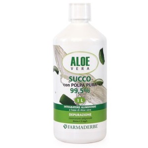 Aloe vera succo di aloe vera polpa pura 1000 ml