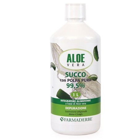 Aloe vera succo di aloe vera polpa pura 1000 ml