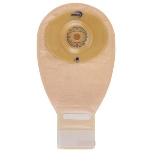 Sacca per ileostomia opaca ritagliabile welland aurum profile ileo midi diametro 13-48 mm inizio convessita' 48 mm 10 pezzi
