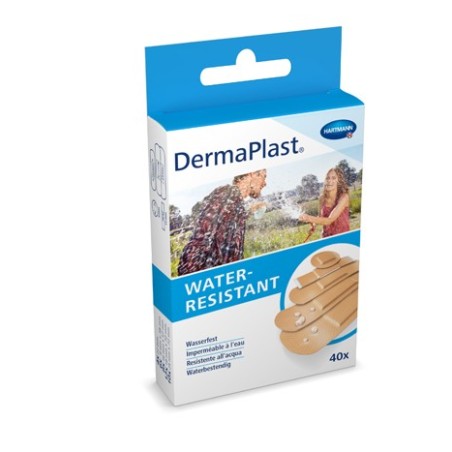 Cerotto strip dermaplast water resistent 5 misure 40 pezzi