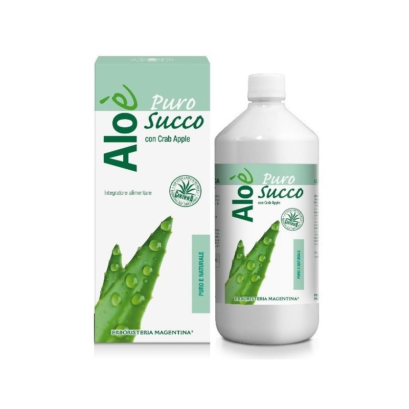 Aloe' aloe puro succo bio 1 litro