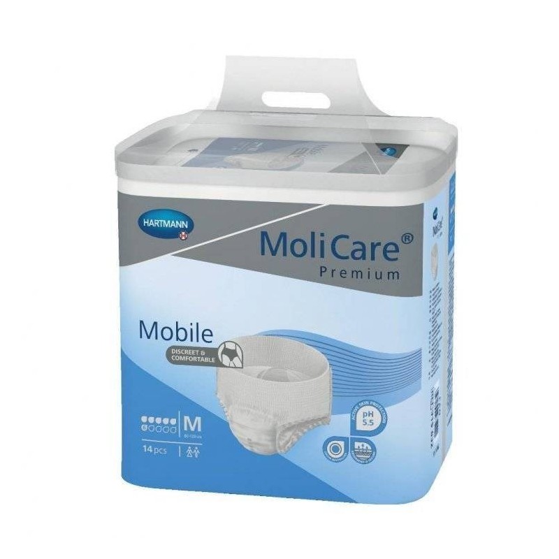 Pannolino pull up giorno molicare mobile 6 gocce m 14 pezzi