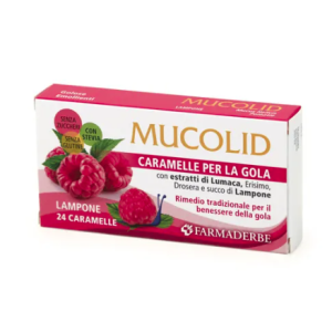 Mucolid bronc lumaca & lampone 24 caramelle