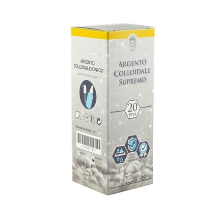 Argento colloidale supremo 20ppm 100 ml spray + contagocce