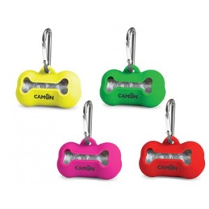 Dispenser silicone c/1x20 sacchetti rosso