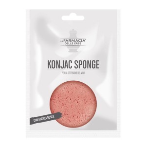 Fde konjac sponge argilla rossa 1 pezzo