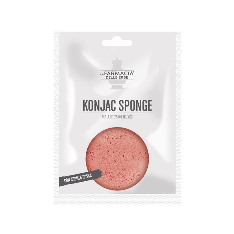 Fde konjac sponge argilla rossa 1 pezzo