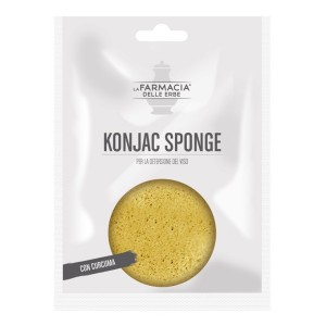 Fde konjac sponge curcuma 1 pezzo