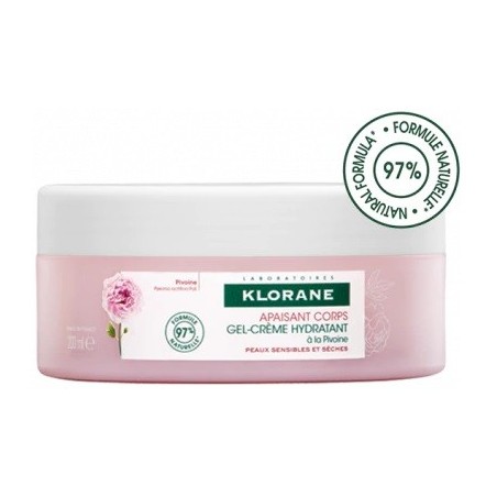 Klorane gel crema idratante alla peonia 200 ml