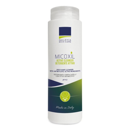 Micoxil active cleanser detergente per corpo e capelli ph 4,5 250 ml Micoxil active cleanser detergente per corpo e capelli ph 4,5 250 ml