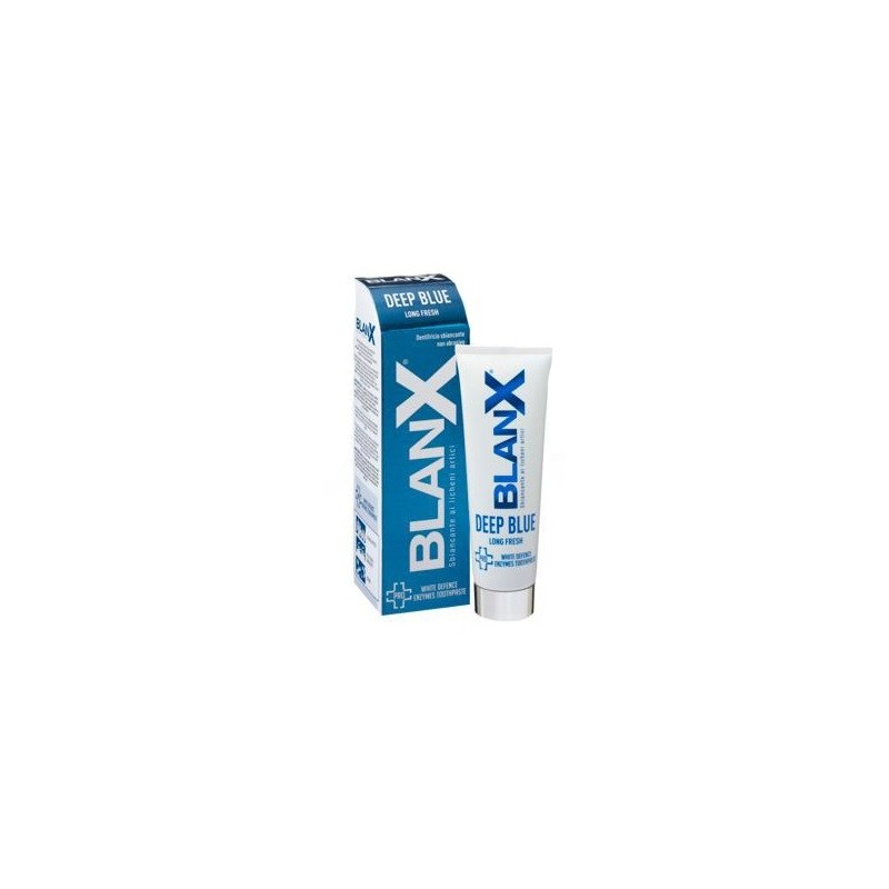 Blanx deep blue dentifricio sbiancante non abrasivo 25 ml