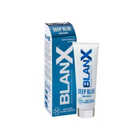 Blanx deep blue dentifricio sbiancante non abrasivo 25 ml