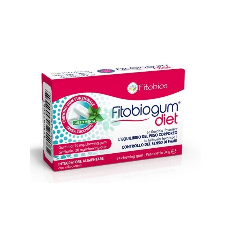 Fitobiogum diet 24 chewing gum