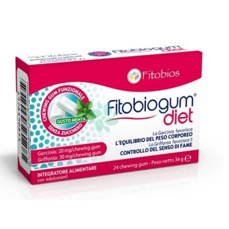Fitobiogum diet 24 chewing gum