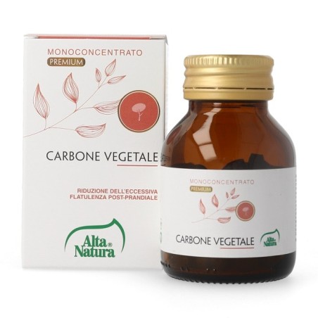 Carbone vegetale 90 compresse 475mg terranata