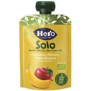 Hero solo frutta frullata 100% bio mela/banana 100 g