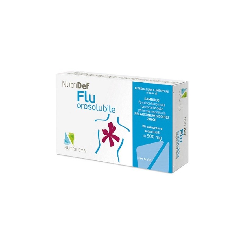 Nutridef flu orosolubile 20 compresse