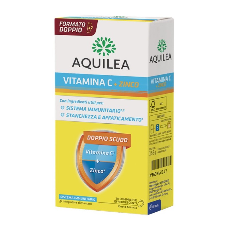 Aquilea vitamina c 14 compresse effervescenti bipack