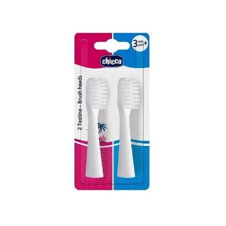 Chicco testine per spazzolini elettrici 2 pezzi