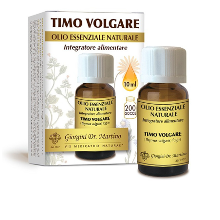 Timo volgare olio essenziale naturale 10 ml Timo volgare olio essenziale naturale 10 ml