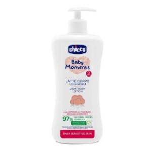 Chicco baby moments latte corpo sensitive leggero 500 ml