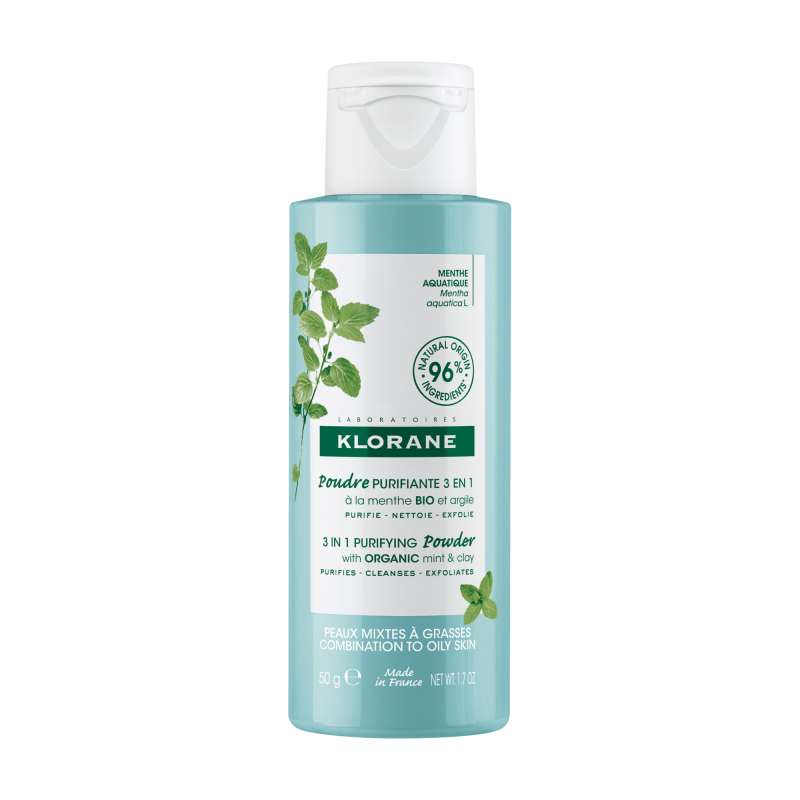 Klorane polvere purificante menta acquatica 50 g Klorane polvere purificante menta acquatica 50 g