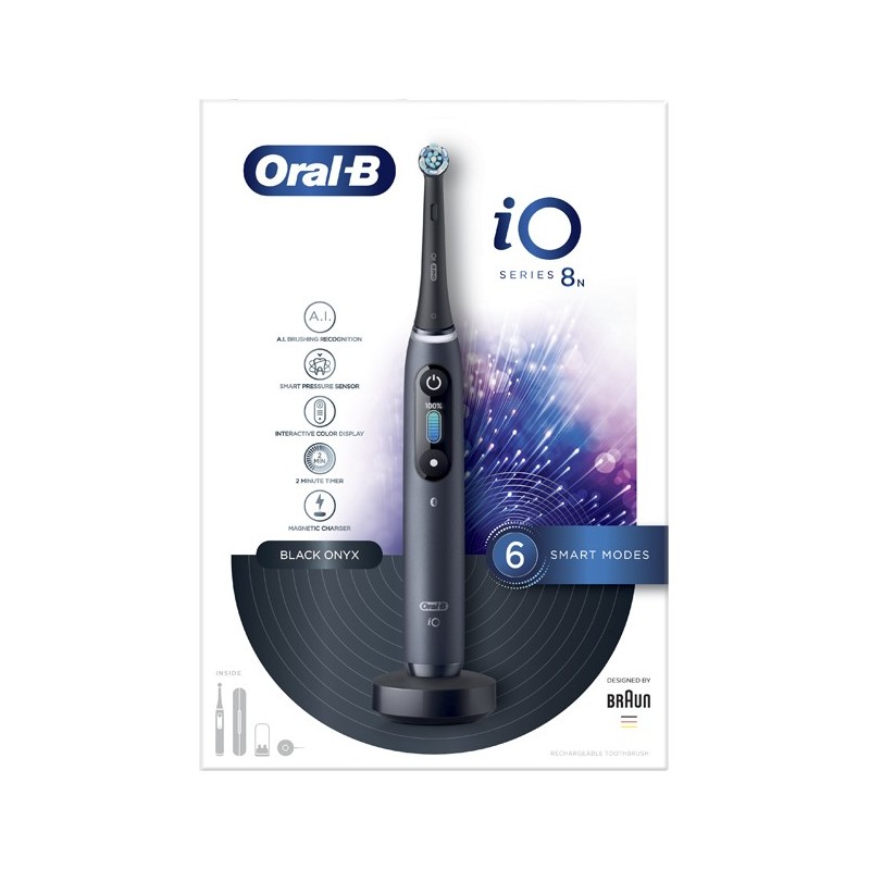Oral-b io8 n black spazzolino elettrico