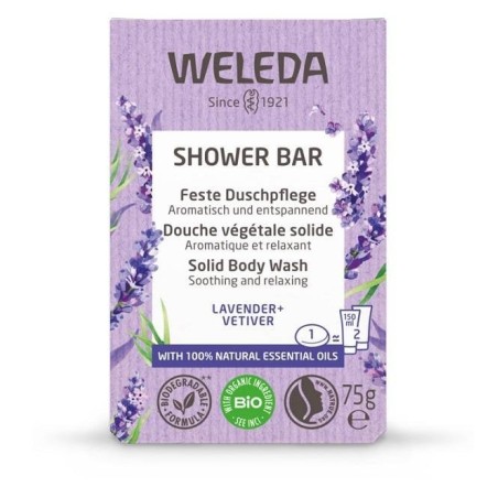 Bagno doccia solido lavanda + vetiver 75 g