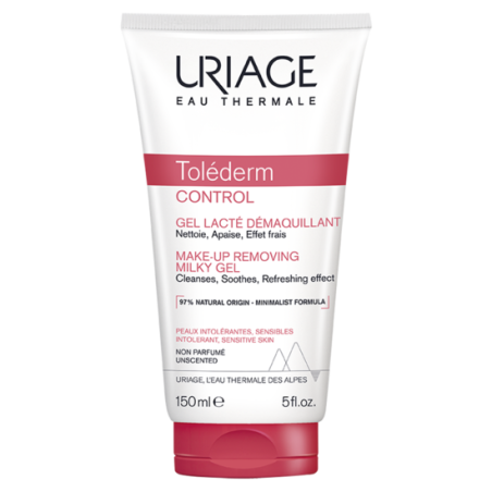 Tolederm control gel lacte demaquillant tubo 150 ml