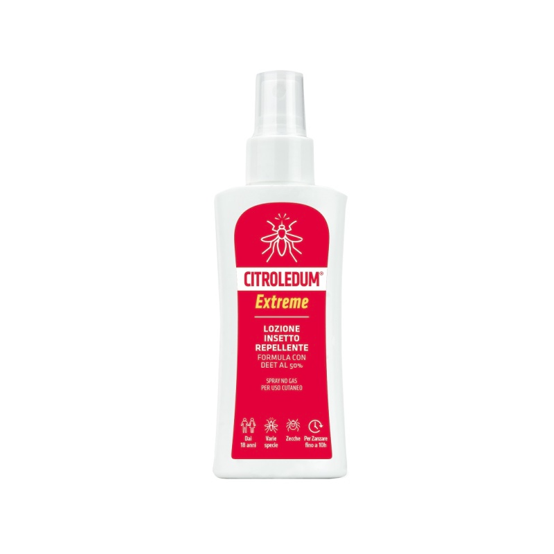 Citroledum lozione spray extreme deet 50% 100 ml