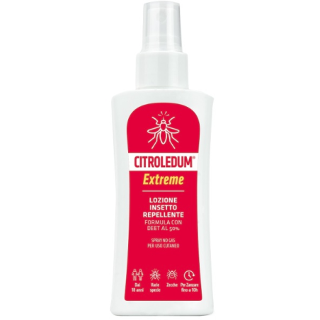Citroledum lozione spray extreme deet 50% 100 ml