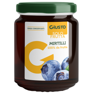 Giusto solo frutta marmellata mirtilli 284 g