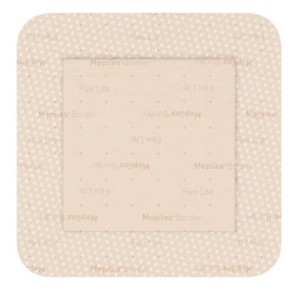 Medicazione in schiuma di poliuretano mepilex border flex lite 7,5x7,5 cm 5 pezzi