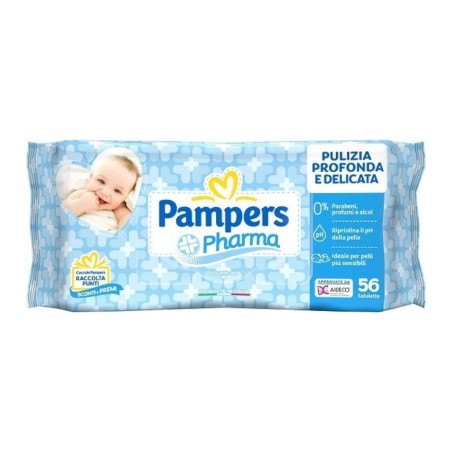 Pampers pharma salviette 56 pezzi