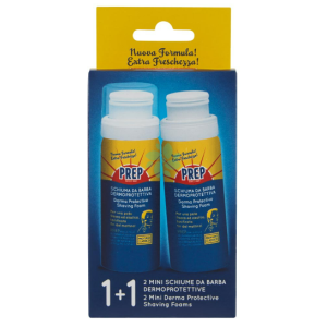 Prep schiuma barba classica 2 pezzi da 50 ml
