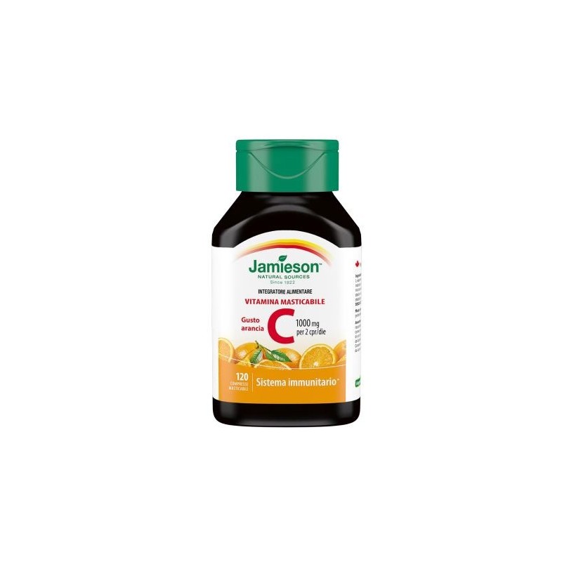 Jamieson vitamina c 1000 masticabile arancia 120 compresse