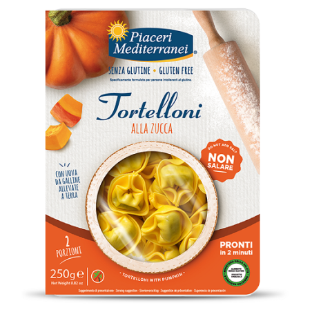 Piaceri mediterranei tortelloni zucca 250 g