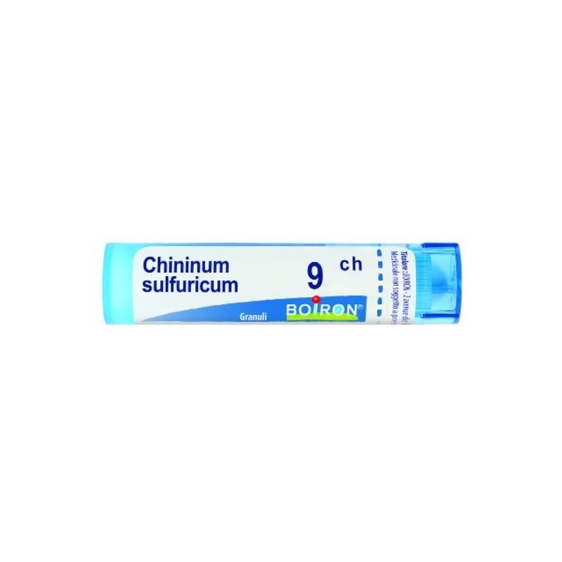 Chininum sulfuricum boiron 80 granuli 9 ch contenitore multidose Chininum sulfuricum boiron 80 granuli 9 ch contenitore multidose