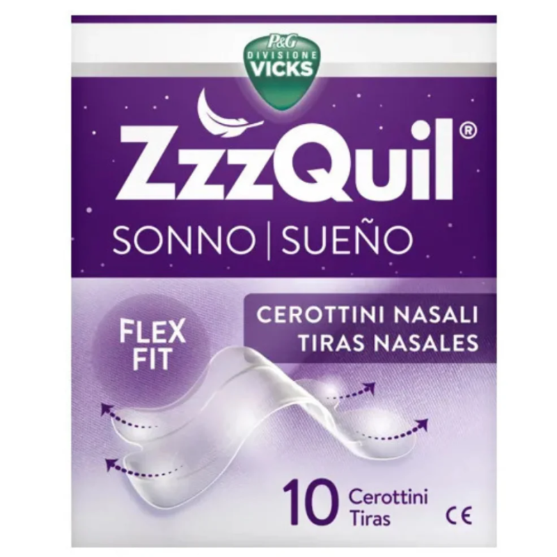 Cerotto nasale zzzquil 10 pezzi