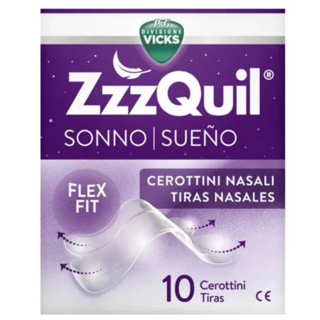 Cerotto nasale zzzquil 10 pezzi