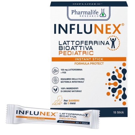 Influnex lattoferrina bioattiva pediatric 15 stick Influnex lattoferrina bioattiva pediatric 15 stick