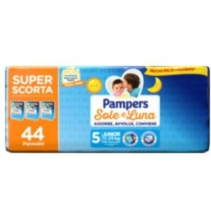 Pampers sole luna trio junior 44 pezzi