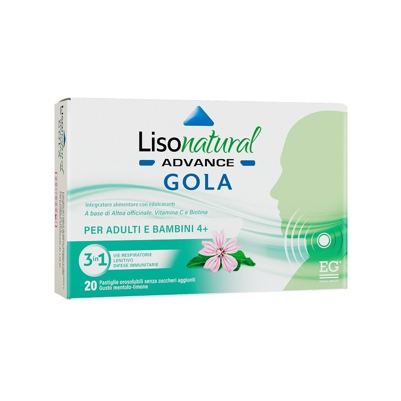 Lisonatural advance gola 20 pastiglie