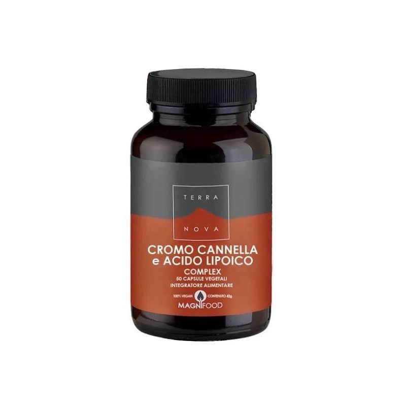 Terranova cromo/cannella/acido lipoico complex 50 capsule